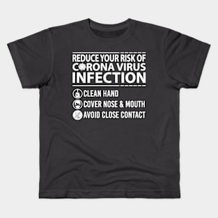 Reduce your risk of coronavirus Kids T-Shirt